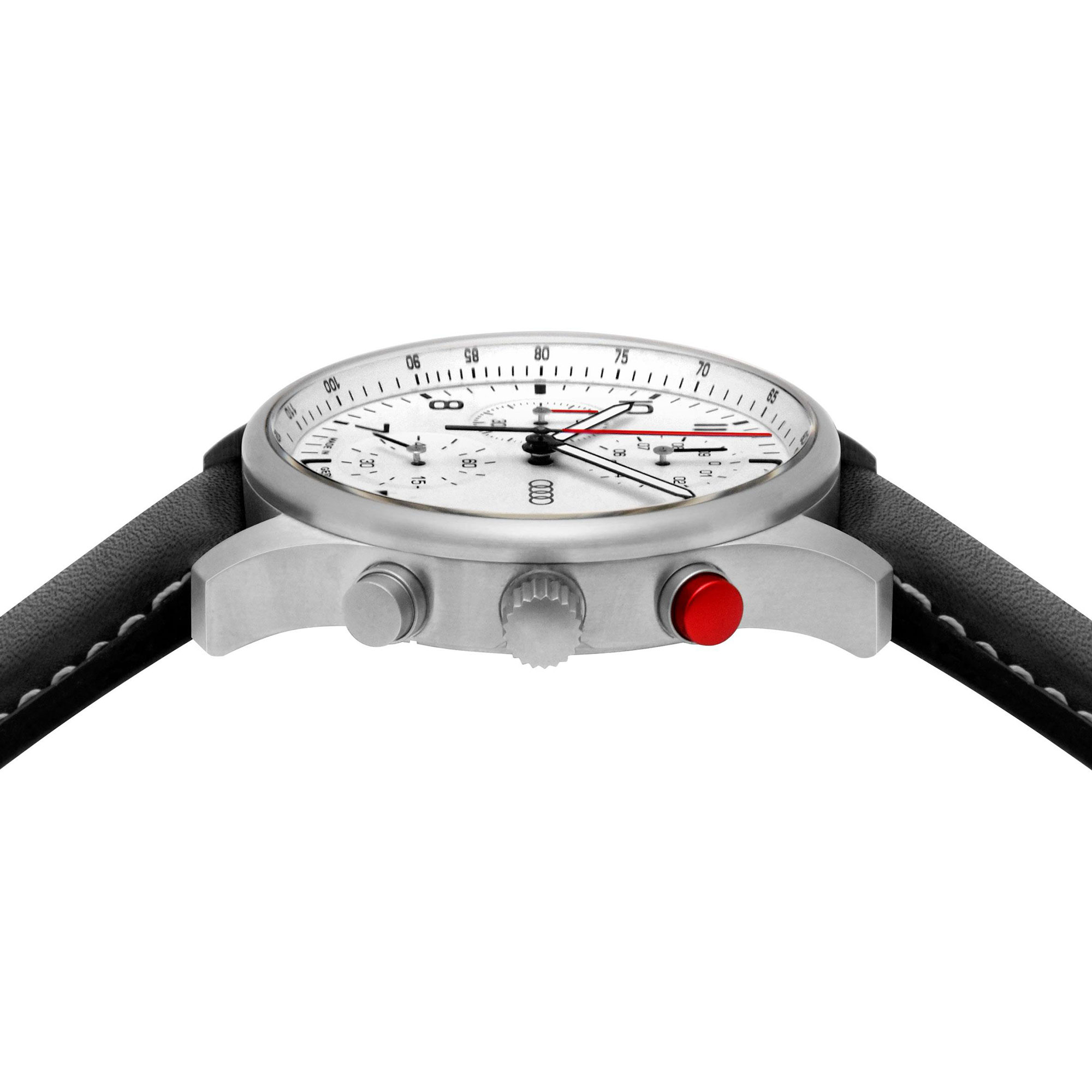 Genuine Audi Men's Chronograph Silver White 3102200100 Wristwatch Watch