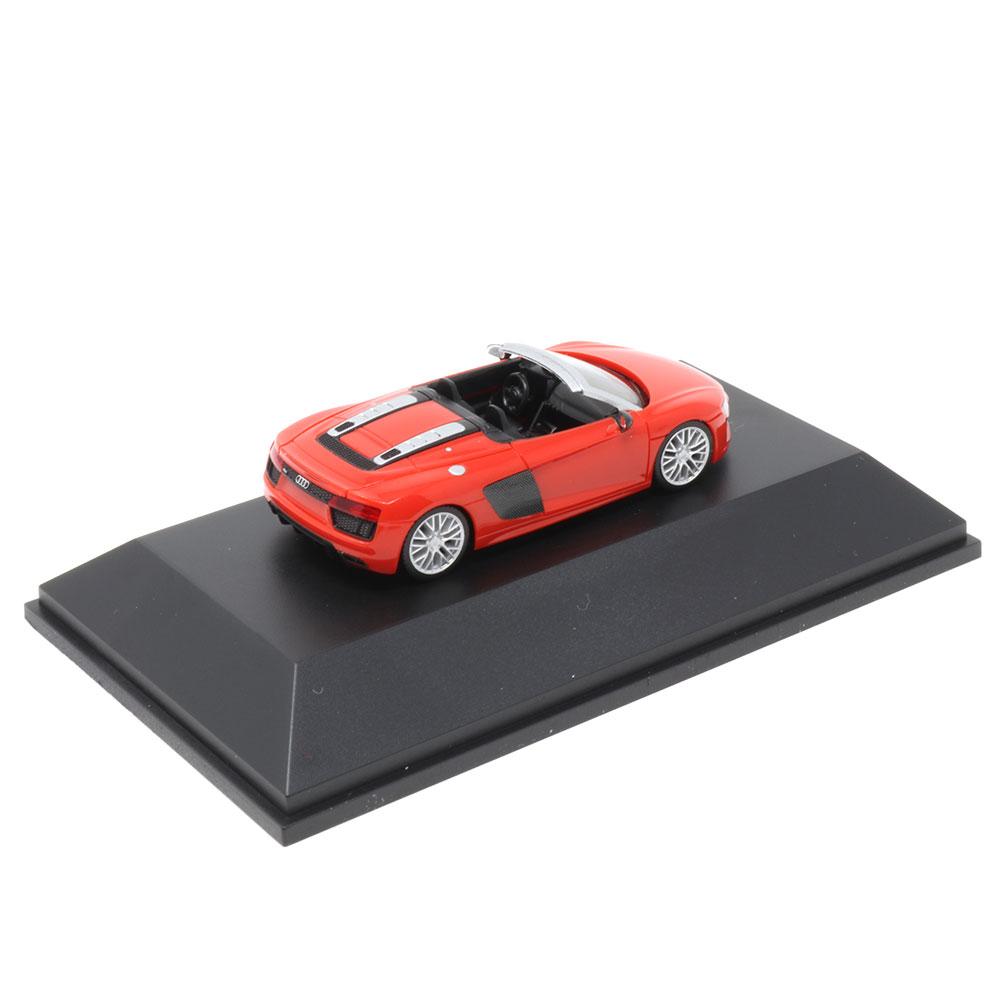 Audi R8 V10 Plus Spyder 1:87 Dynamitrot 5011618521 Modellauto Miniatur Rot Herpa