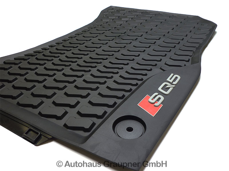 Audi sq5 All Weather Floor Mats Front 80b061221a 041 RUBBER MATS RUBBER