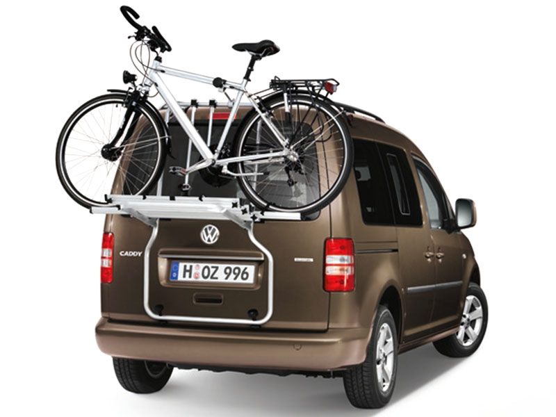 fahrradträger für heckklappe für 3 fahrräder für caddy